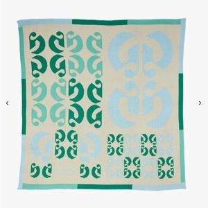 Glossier blanket ( field Greens blanket!)